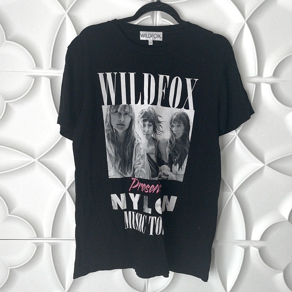 Wildfox nylon music tour shirt M.   99